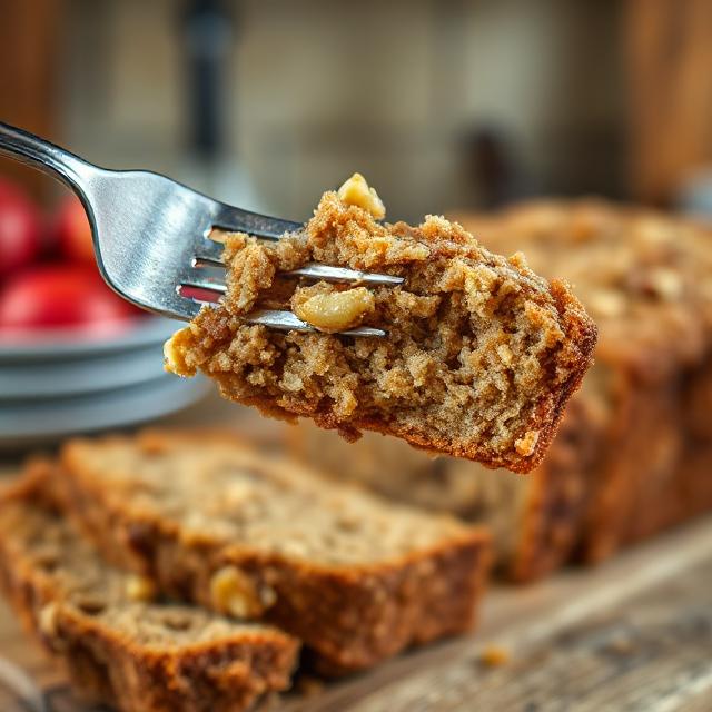 4-Ingredient Apple Banana Bread Recipe