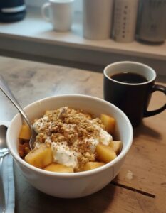 Baked Apple Cinnamon Cottage Cheese Breakfast Bowls Recipe – Easy and Healthy