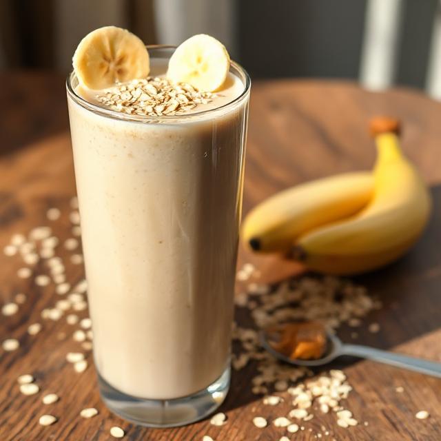 Banana Oat Protein Shake