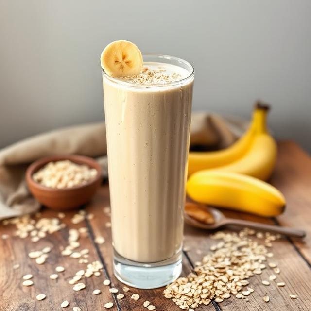 Banana Oat Protein Shake