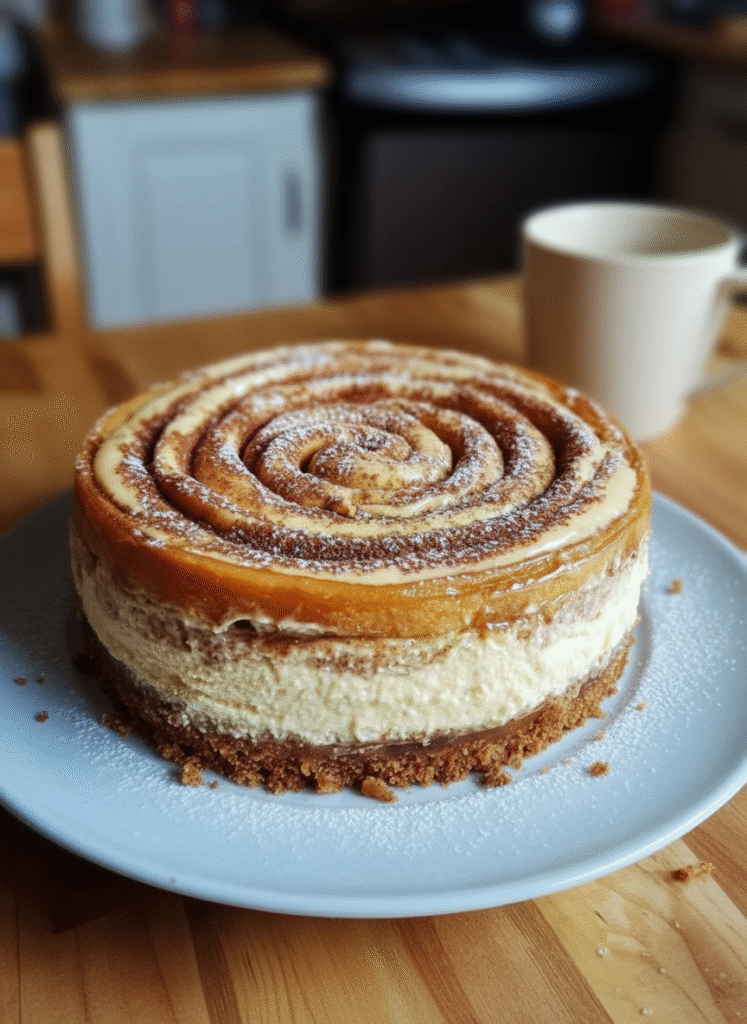 Easy Cinnamon Roll Honeybun Cheesecake Recipe