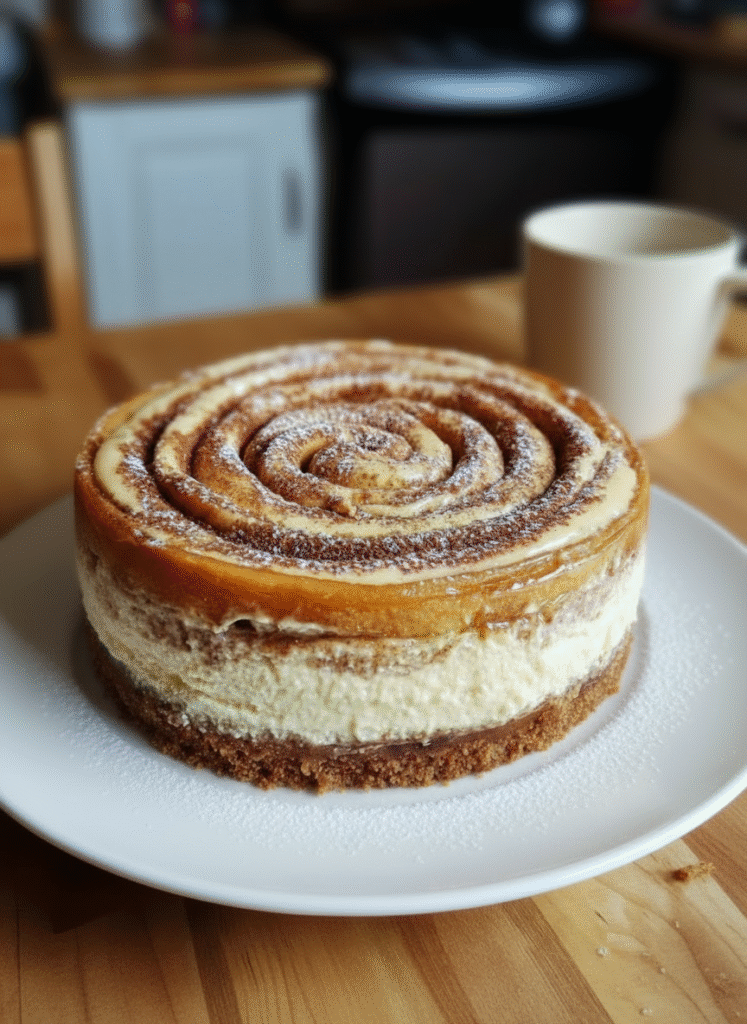 Easy Cinnamon Roll Honeybun Cheesecake Recipe