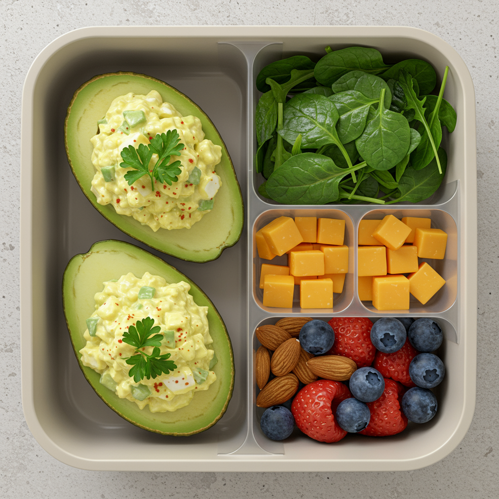 Egg Salad Stuffed Avocados
