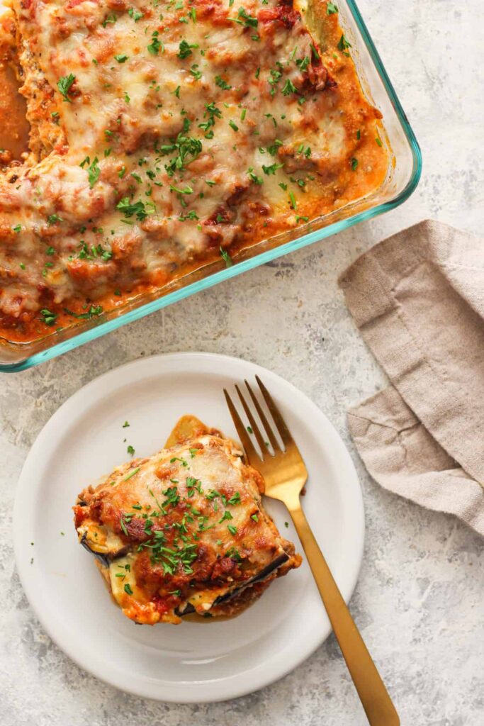Best Eggplant Lasagna Recipe (Low Carb & High Protein)