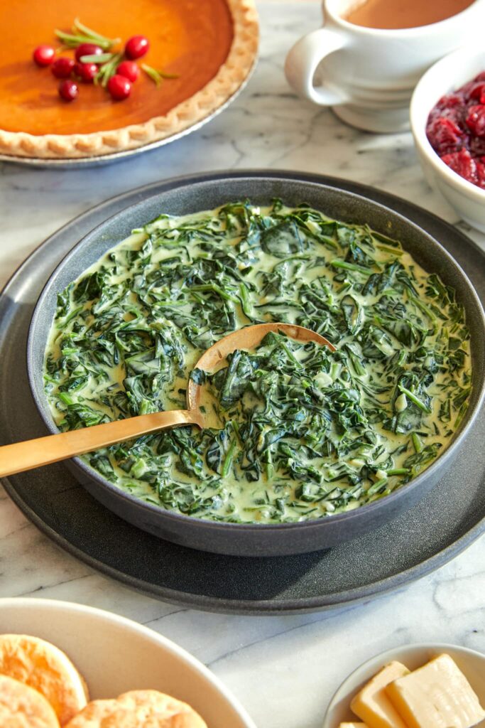 Healthy 3 Ingredient Creamed Spinach Recipe