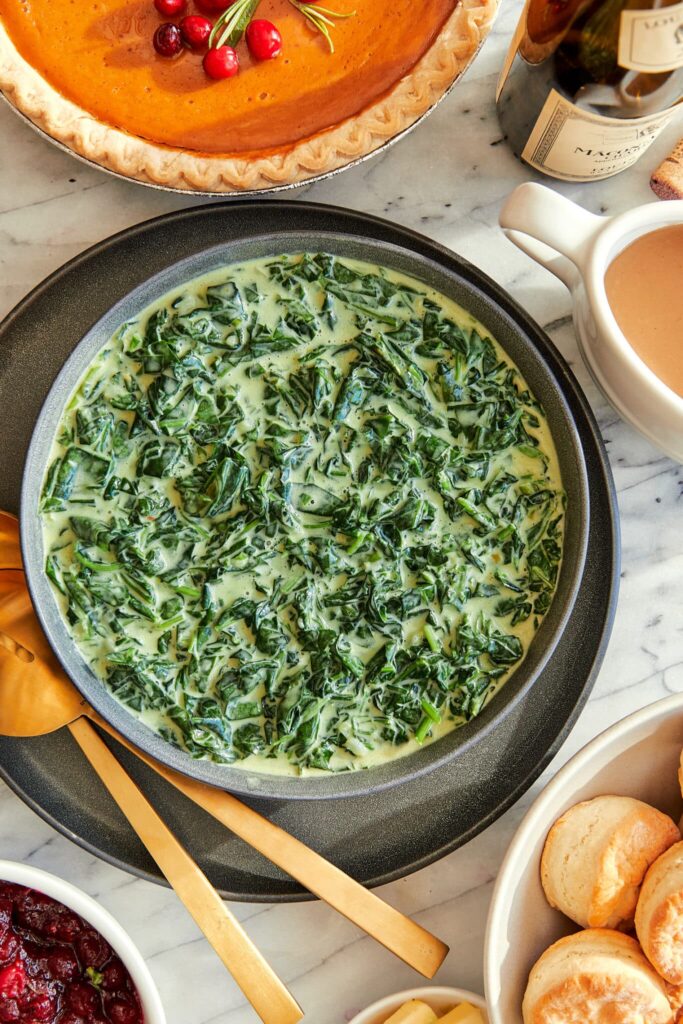 Healthy 3 Ingredient Creamed Spinach Recipe
