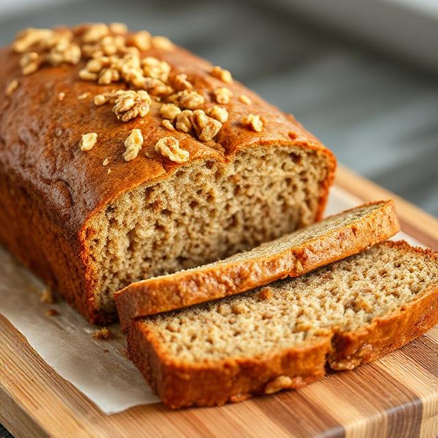 4-Ingredient Apple Banana Bread Recipe