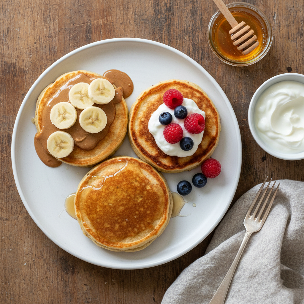 Healthy Sourdough Cottage Cheese Protein Pancakes Recipe