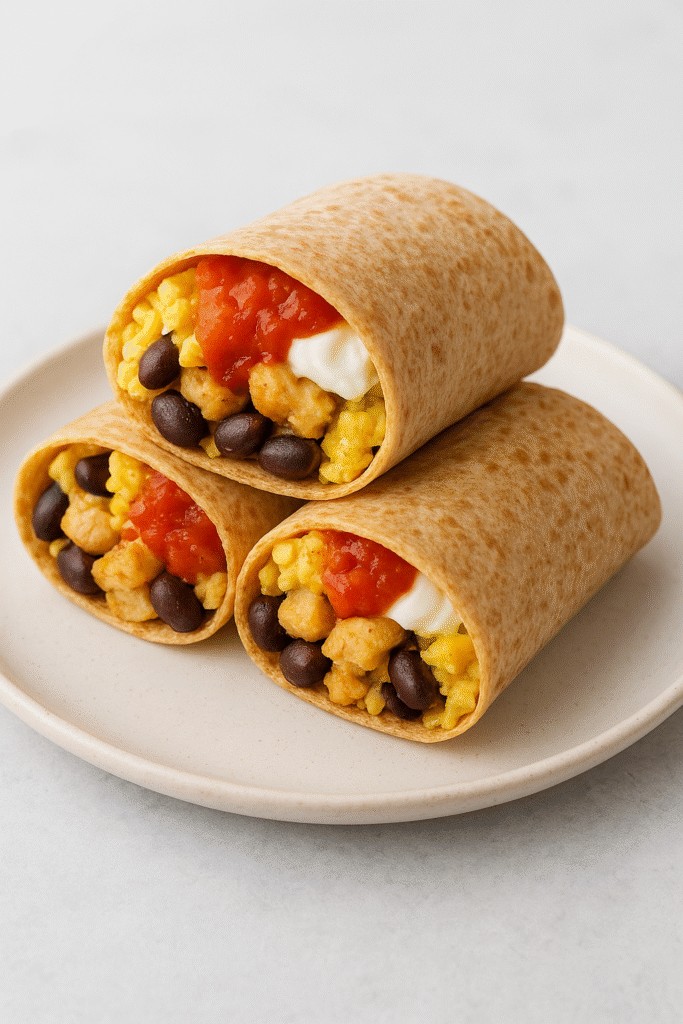 High-Protein Breakfast Burritos Recipe