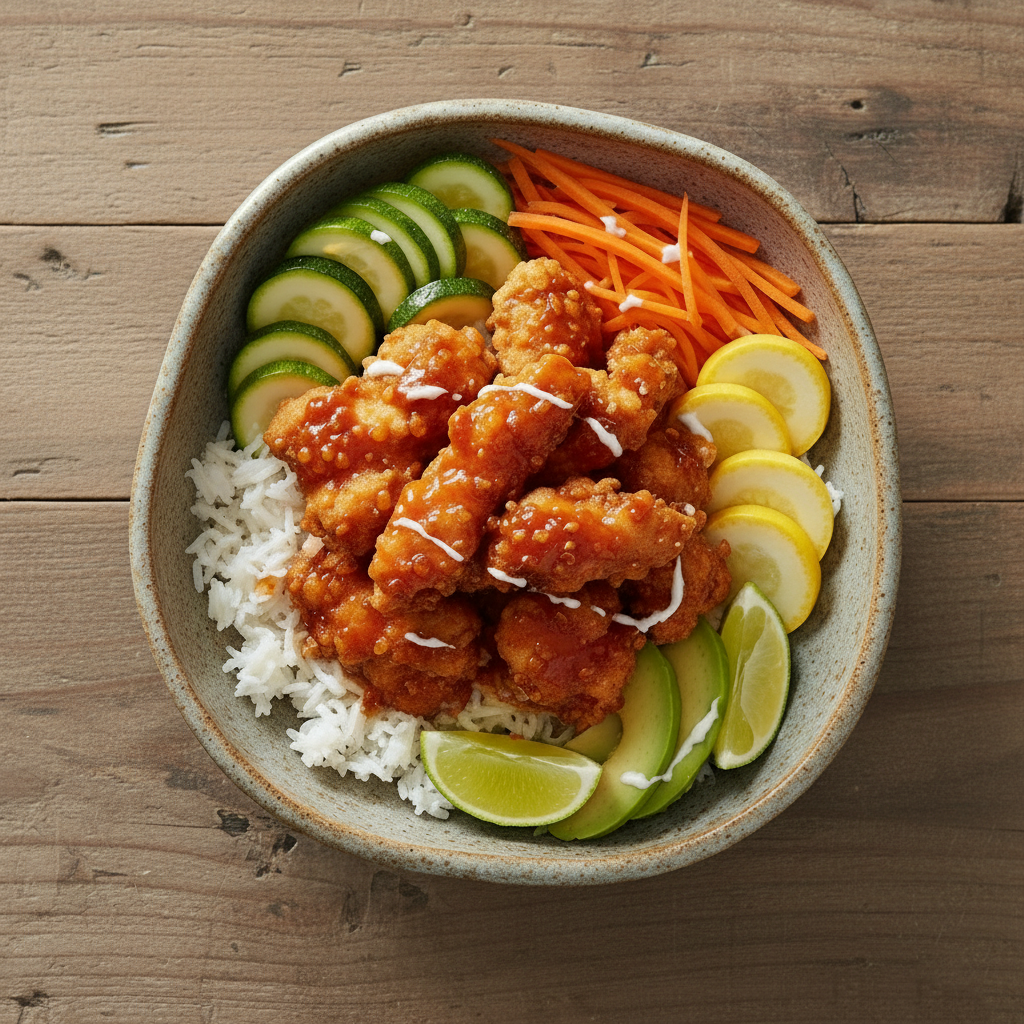 Hot Honey Chicken Bowls