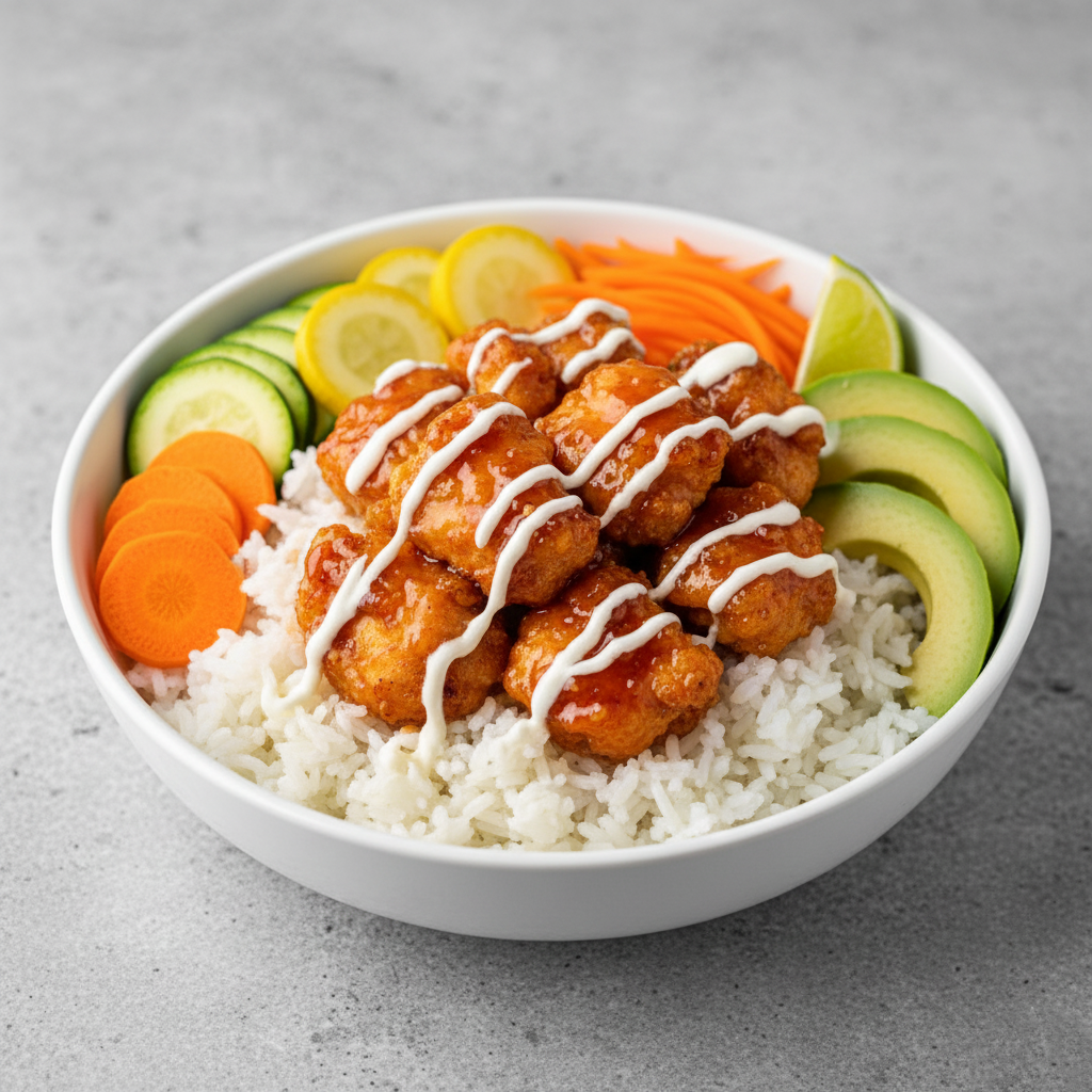 Hot Honey Chicken Bowls