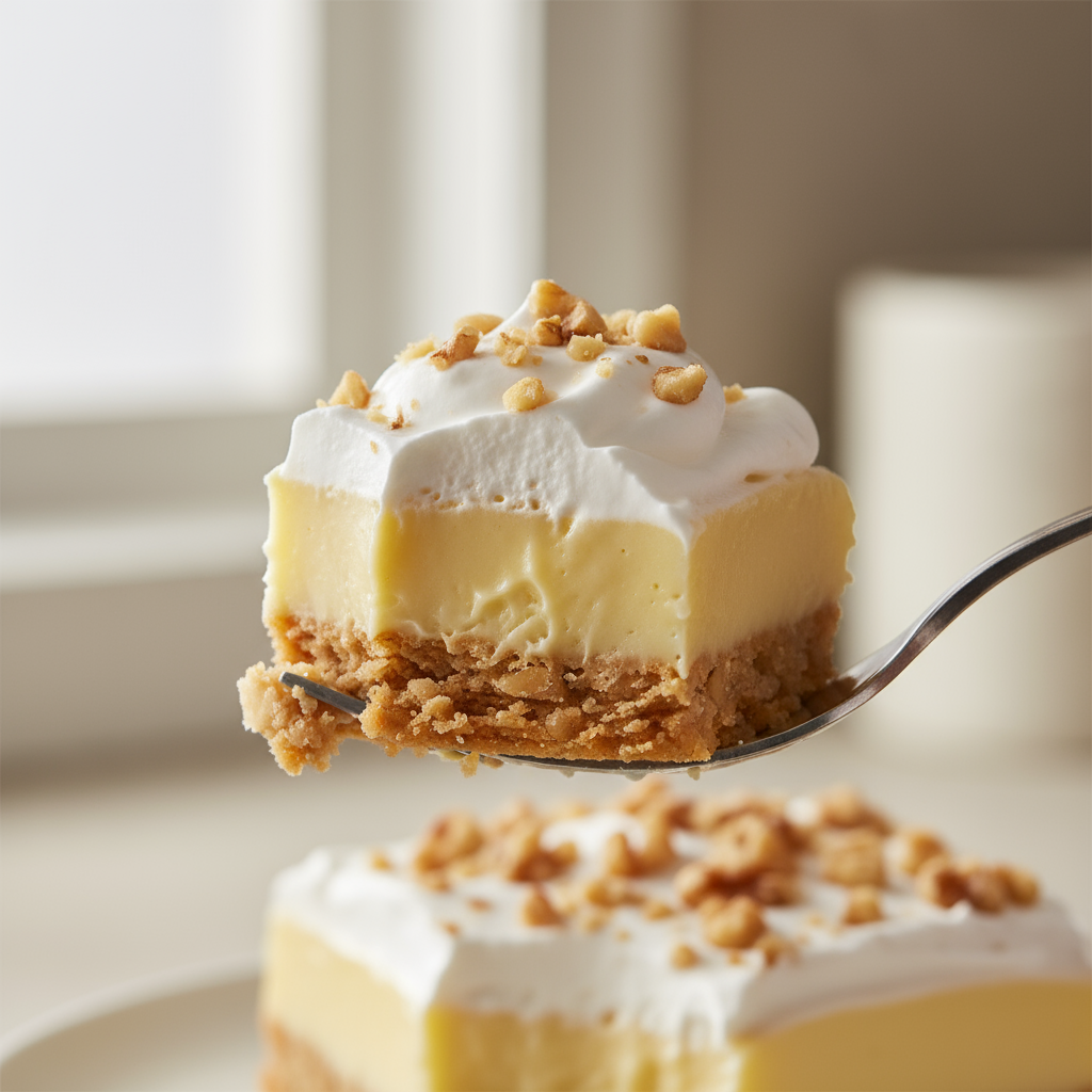 Lazy Day Lemon Cream Pie Bars Recipe