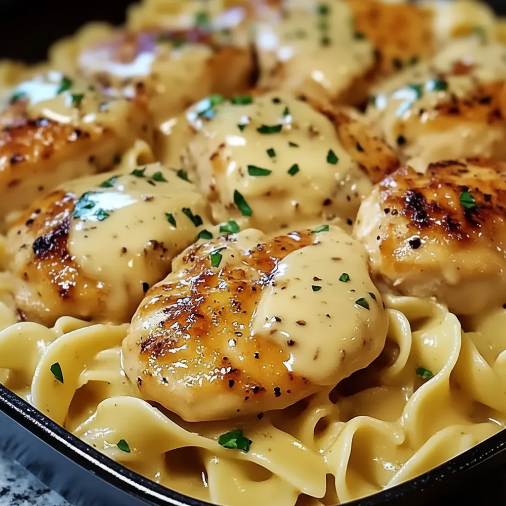 One-Pan Chicken with Buttered Noodles Recipe
