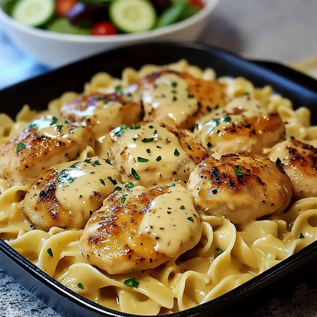 One-Pan Chicken with Buttered Noodles Recipe