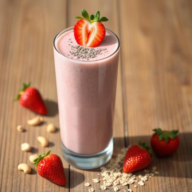 Strawberry Cashew Shake