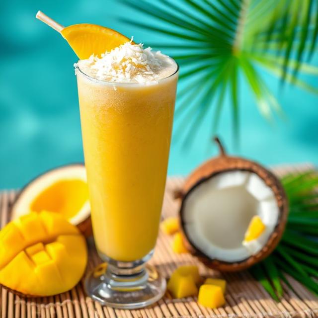 Tropical Mango Coconut Shake