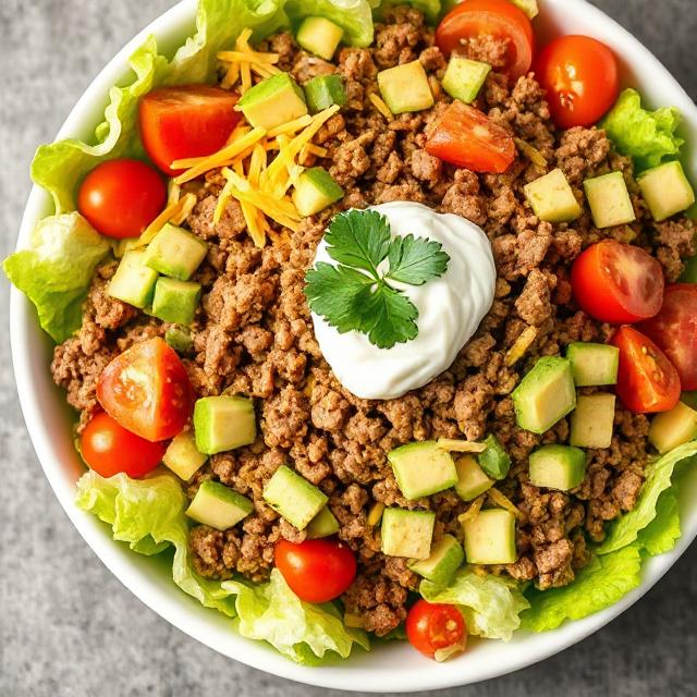 Keto Taco Salad Bowl