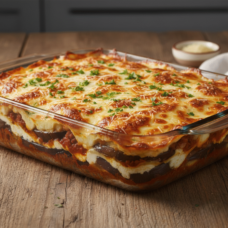 Best Eggplant Lasagna Recipe (Low Carb & High Protein)
