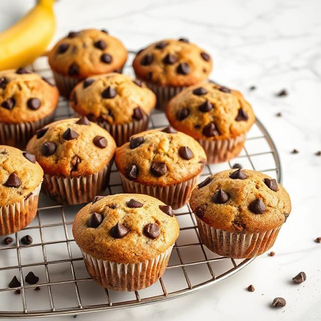 Banana Chocolate Chip Muffins Recipe