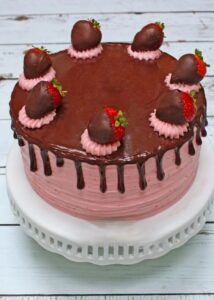 Chocolate Covered Strawberry Cake Recipe