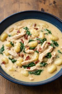Creamy Chicken Bacon Gnocchi Soup Recipe