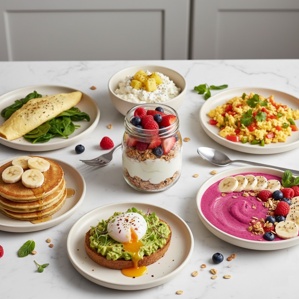 High Protein Low Calorie Quick Breakfast Ideas
