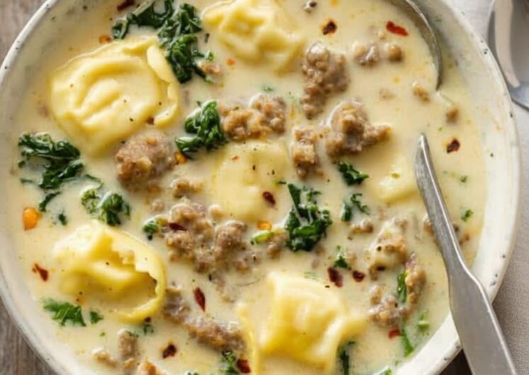 Cozy Sausage Tortellini Soup Recipe