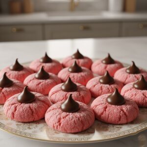 Strawberry Kiss Cookies Recipe