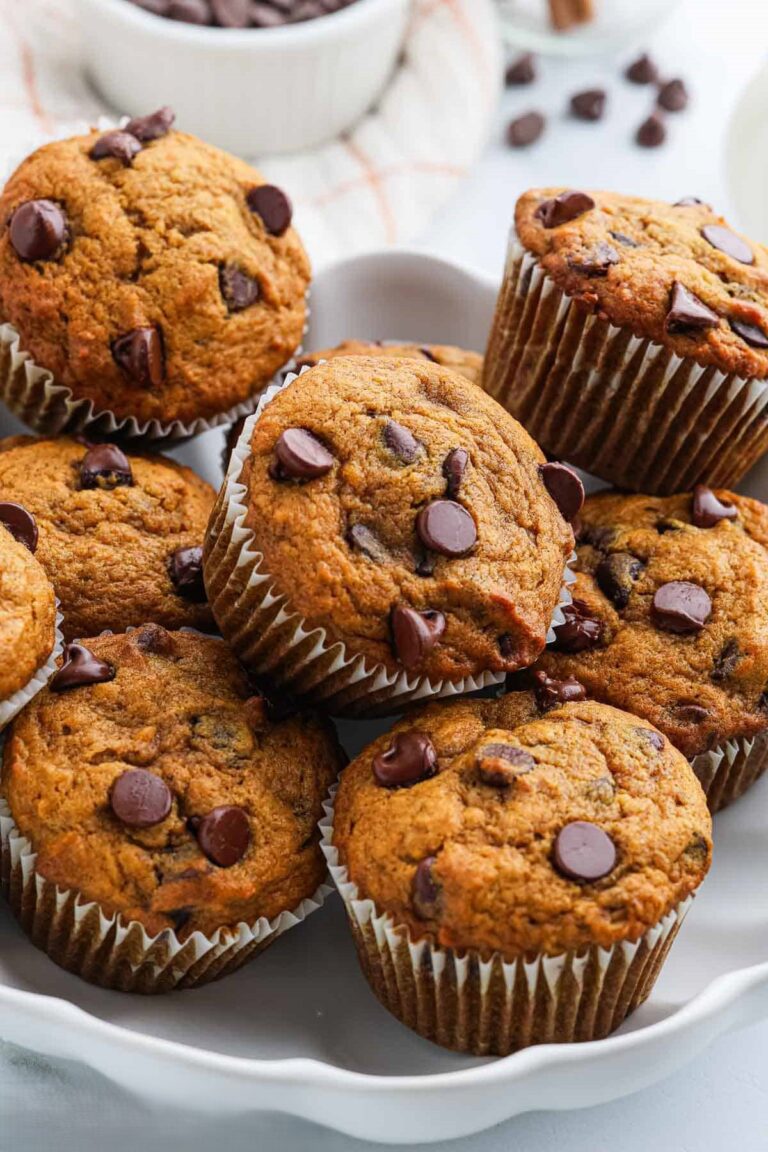 Pumpkin Chocolate Chip Muffins